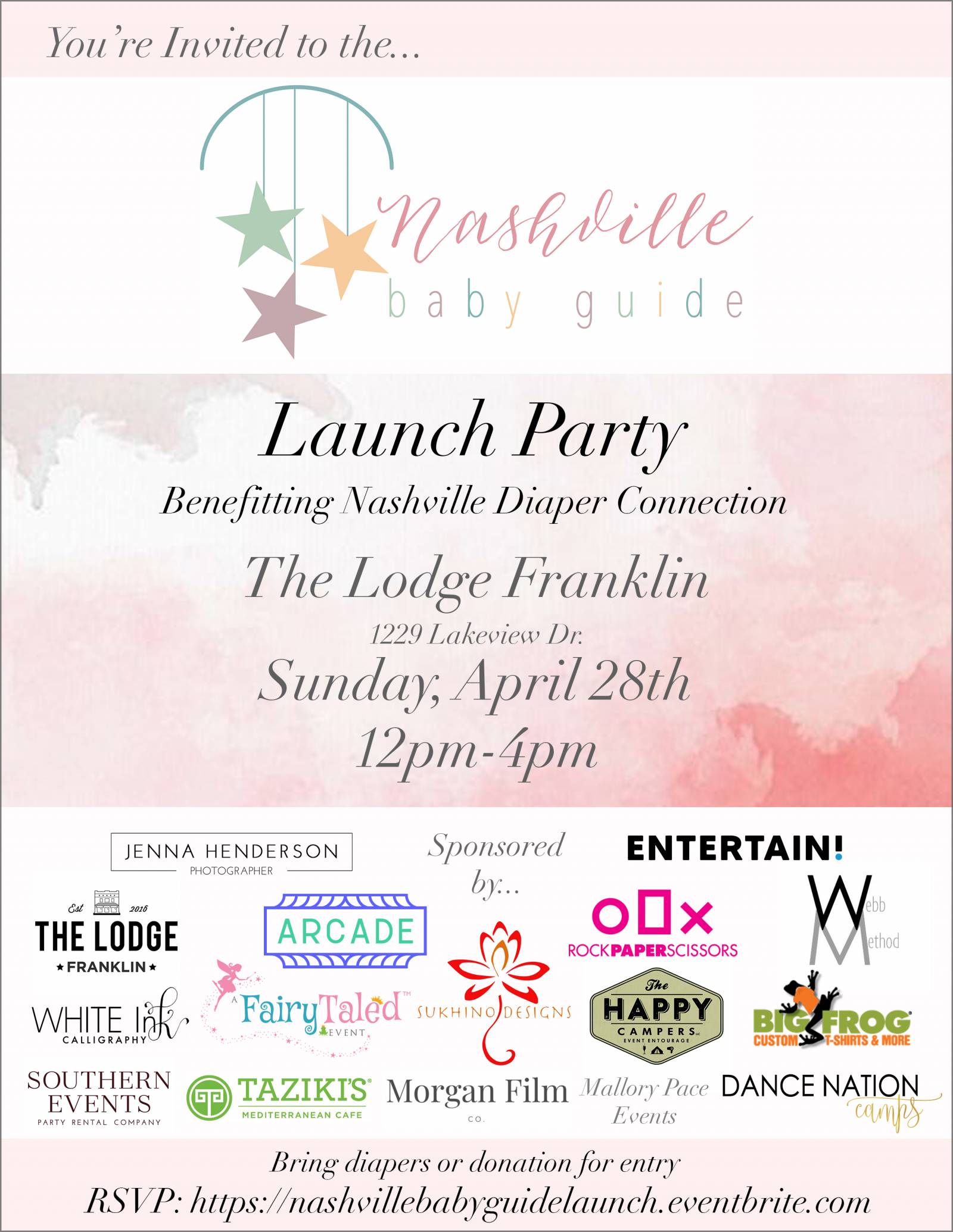 Come Out To The Nashville Baby Guide Launch Party on Sunday!