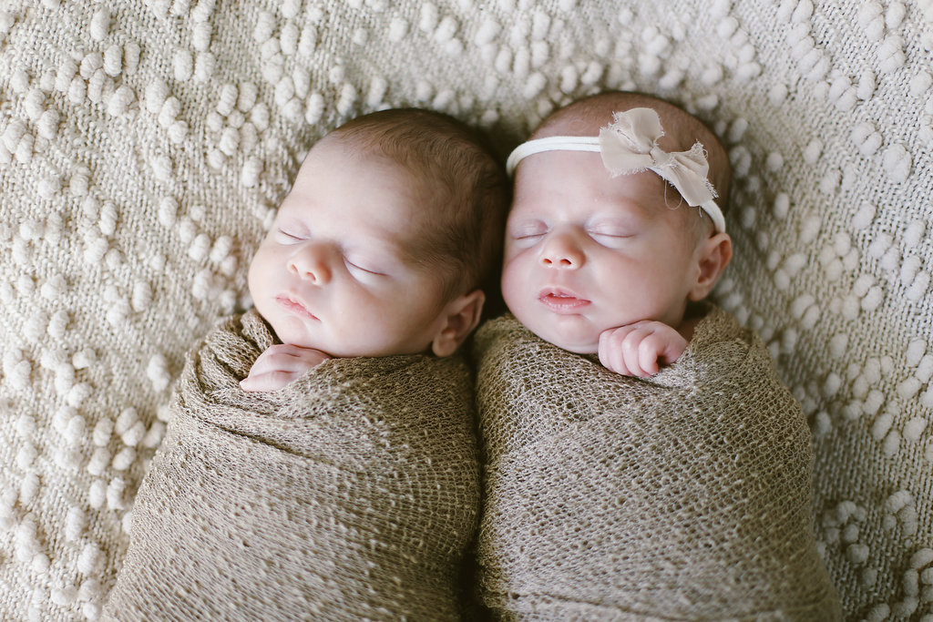 Austin + Peyton’s Twin Newborn Session by Jenna Henderson Photography