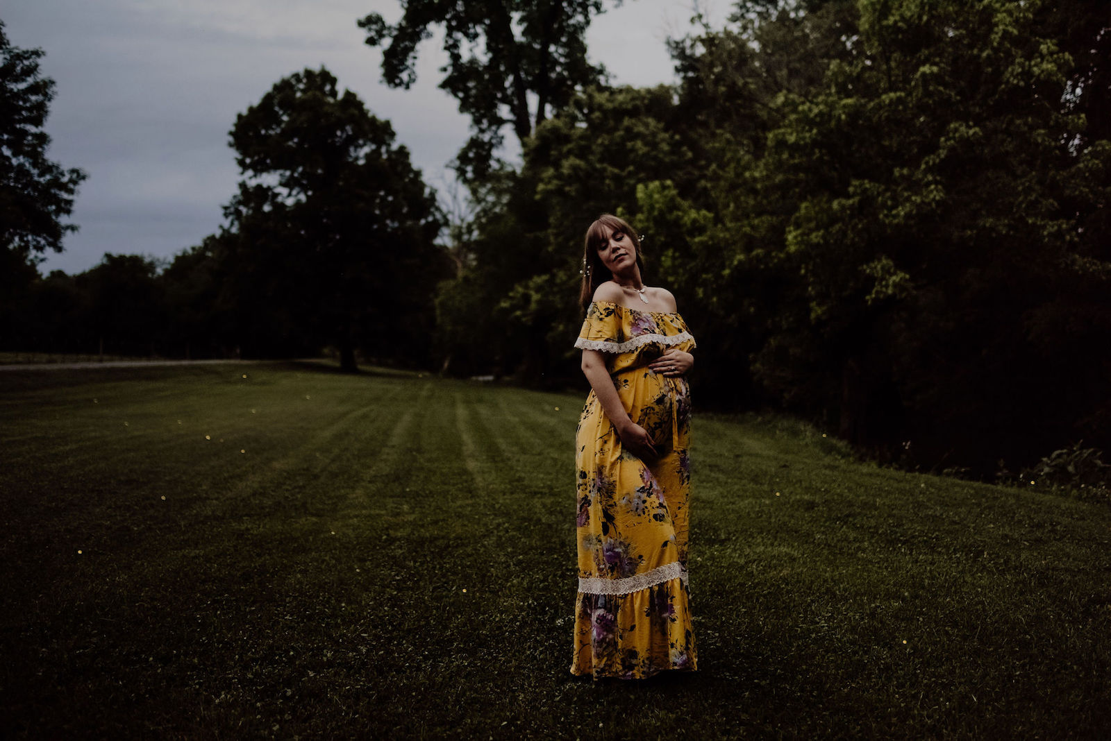 Katie’s Boho, Floral Maternity Session by Wilde Company