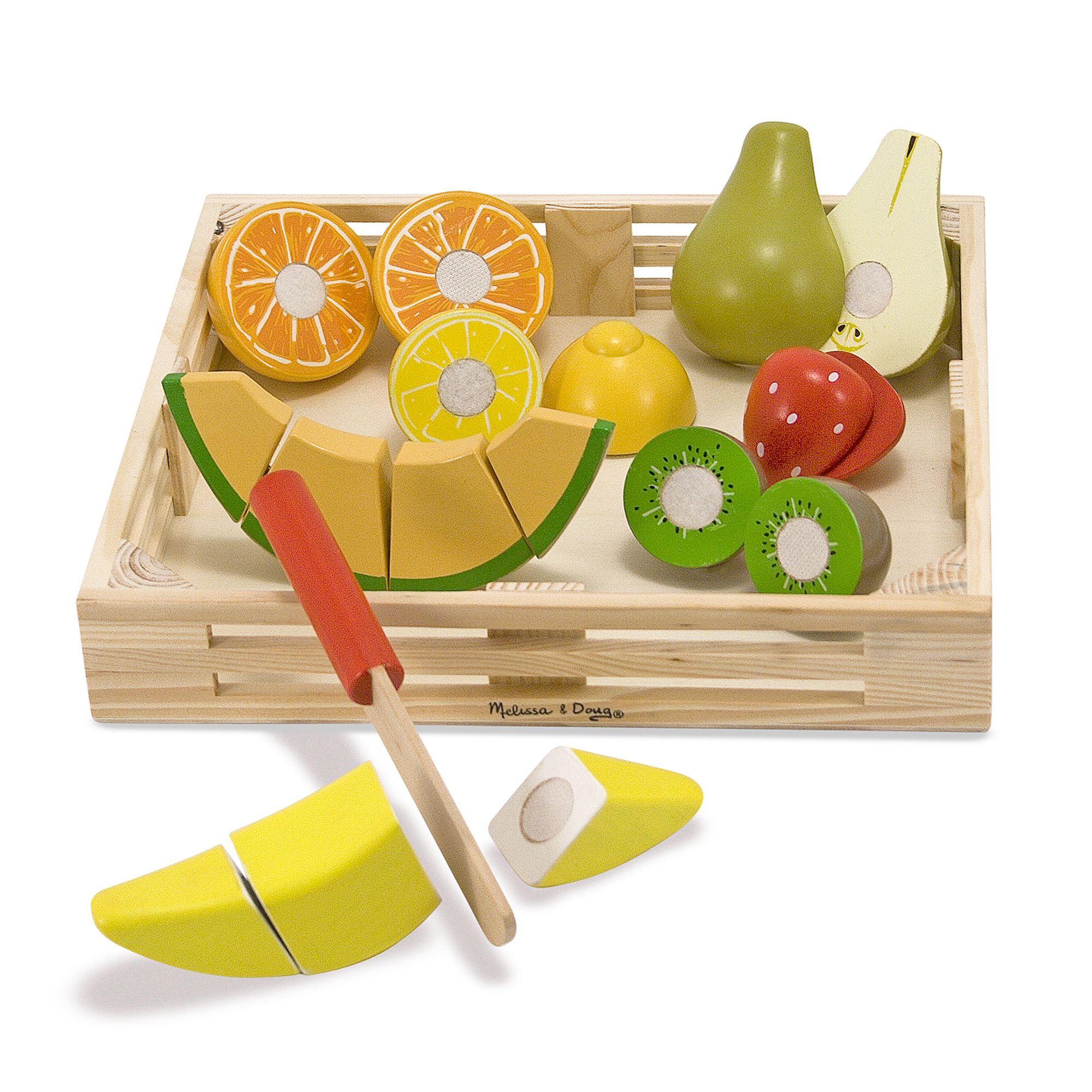 Cutting Fruit Set – Wooden Play Food