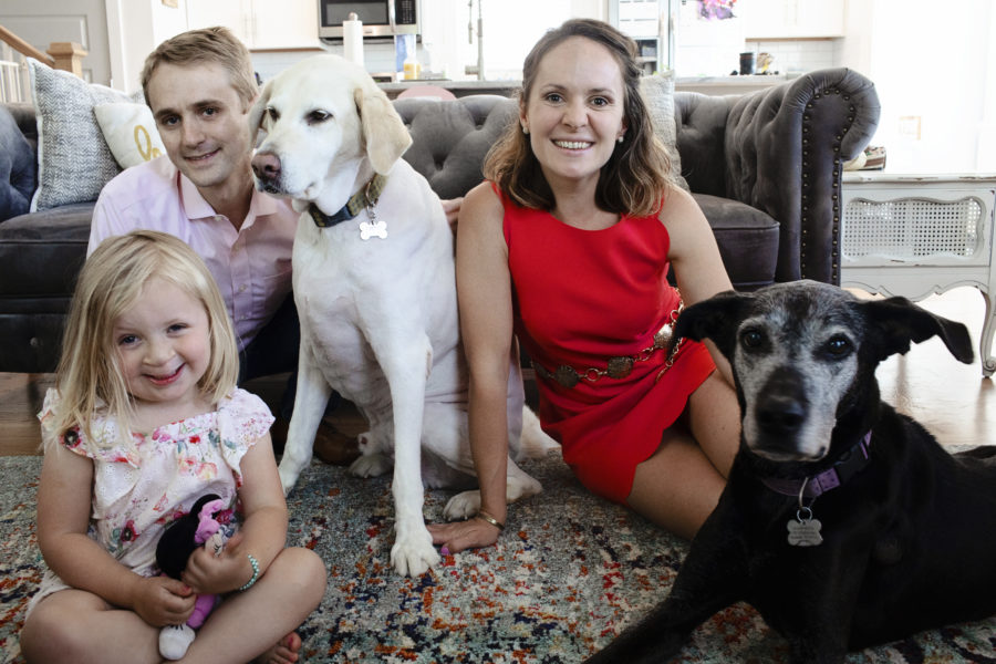 In-home family session featured on Nashville Bride Guide