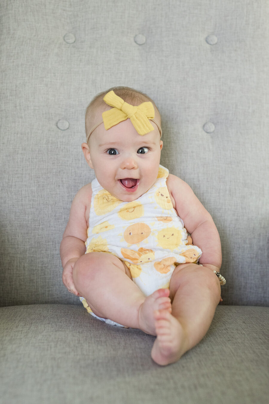 5 Month Milestone Session from Sweet Williams Photography featured on Nashville Baby Guide