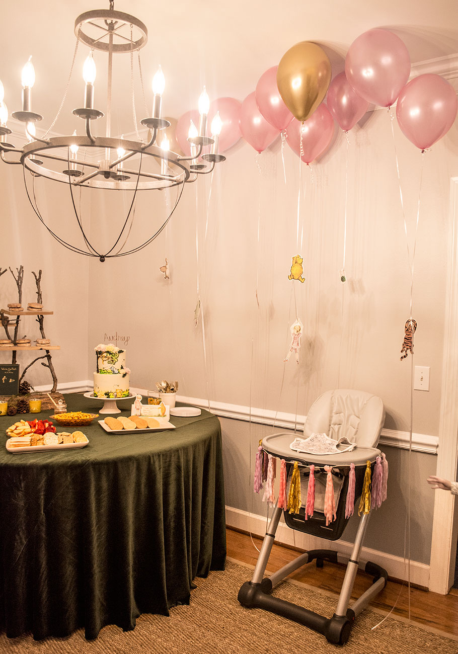Winnie the Pooh First Birthday Party featured on Nashville Baby Guide