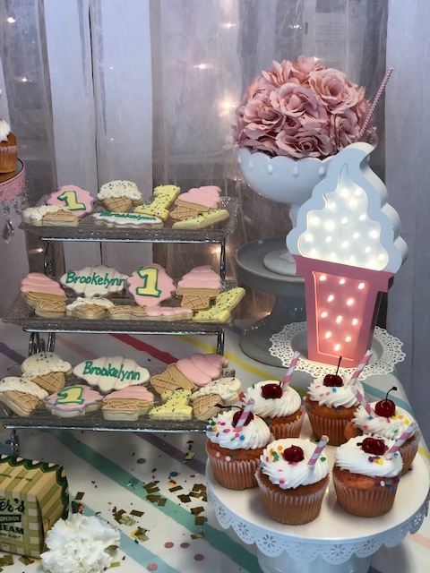 Darling Ice Cream Themed 1st Birthday Party featured on Nashville Baby Guide