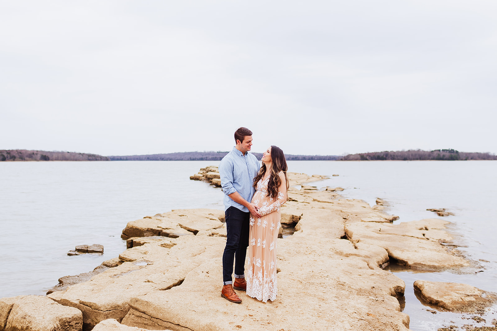 Shoreline Maternity Session from Emily Green Creative