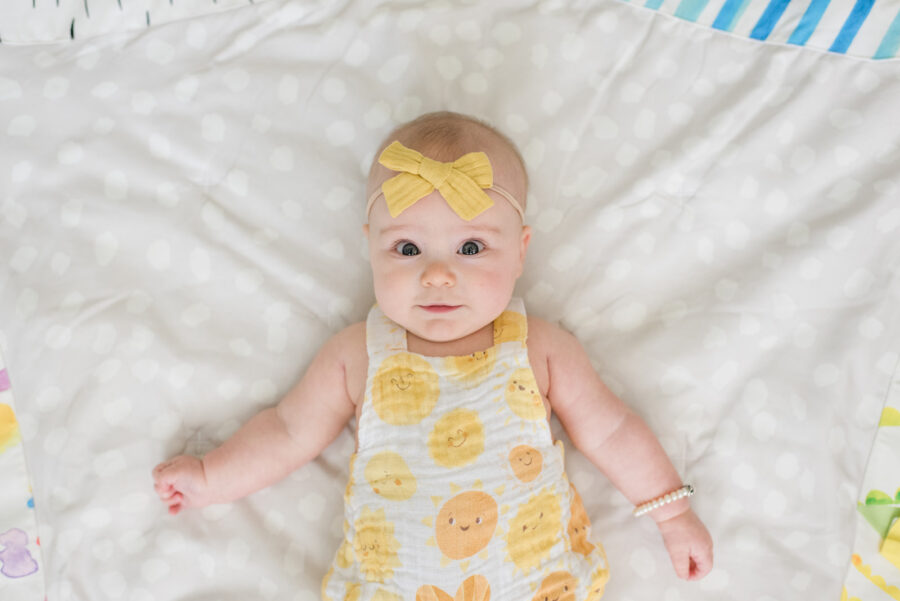 5 Month Milestone Session from Sweet Williams Photography featured on Nashville Baby Guide