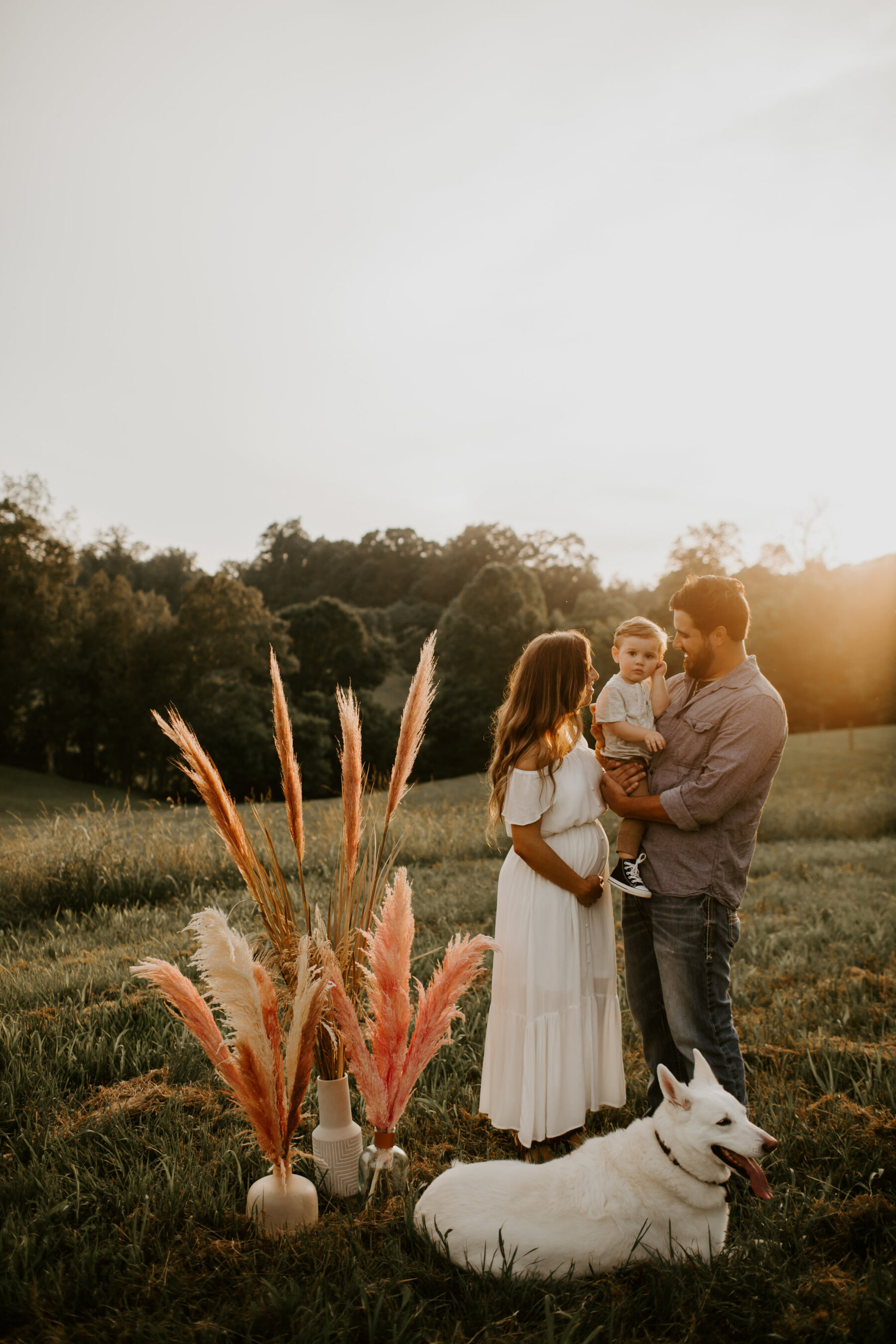 Warm Toned Baby Girl Gender Reveal featured on Nashville Baby Guide