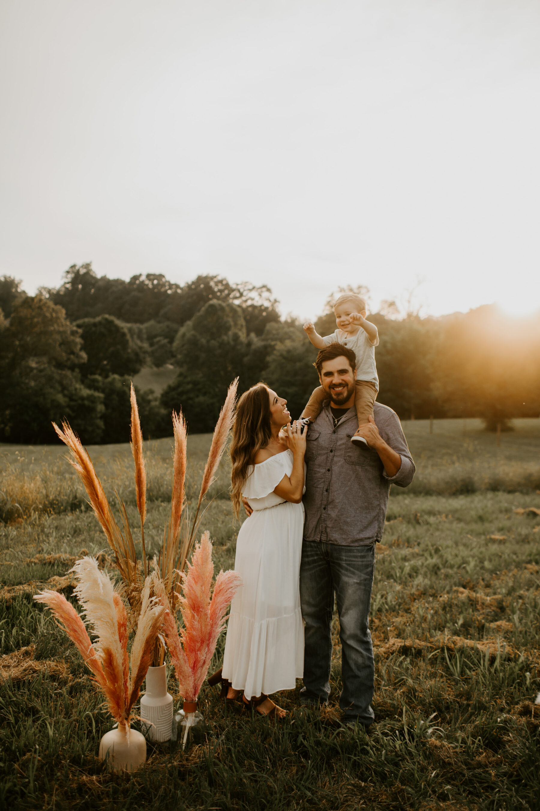 Warm Toned Baby Girl Gender Reveal featured on Nashville Baby Guide