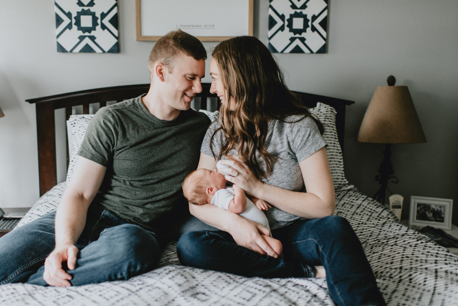 In-Home Lifestyle Newborn Session from Five Pence Photography featured on Nashville Baby Guide