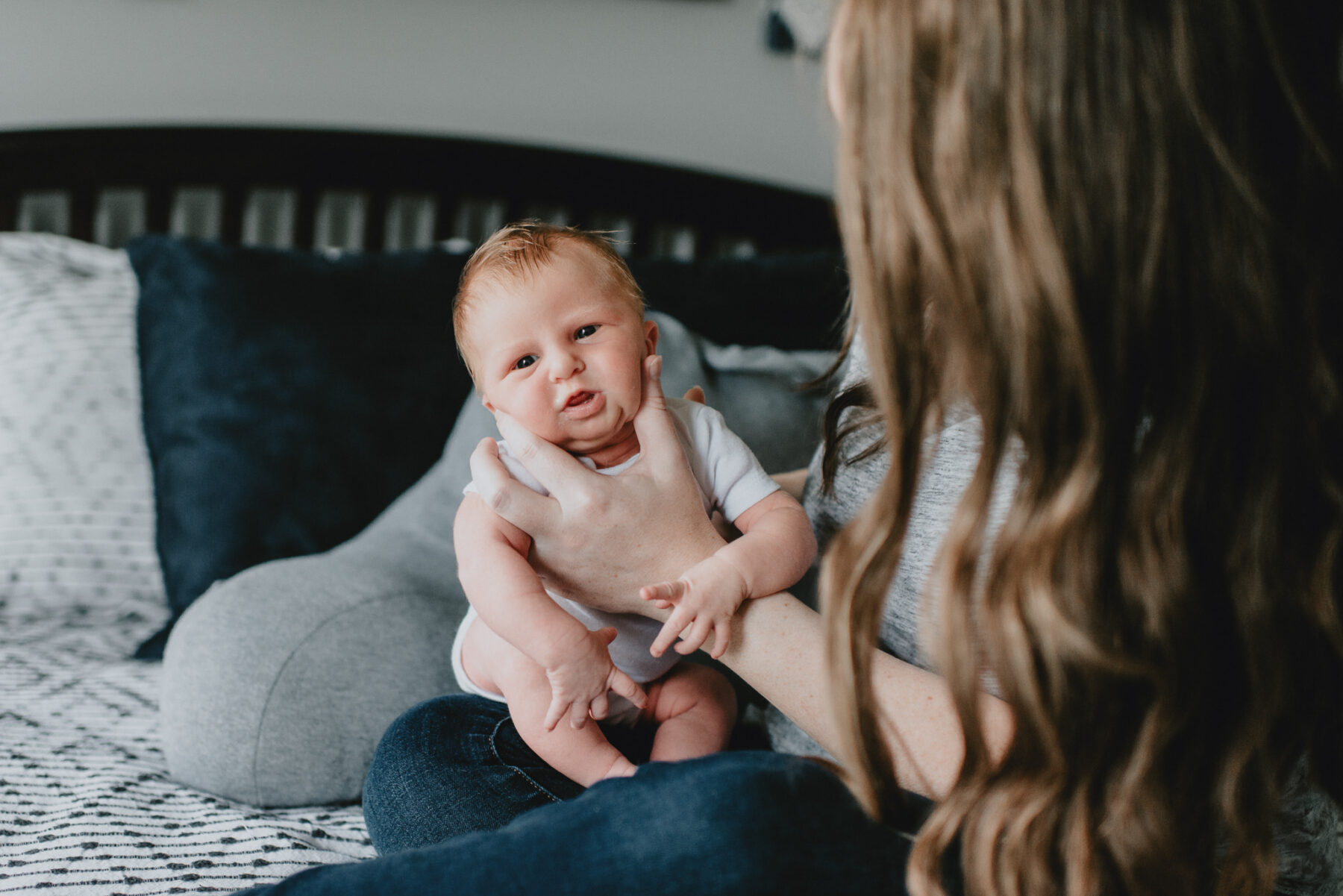 In-Home Lifestyle Newborn Session from Five Pence Photography featured on Nashville Baby Guide