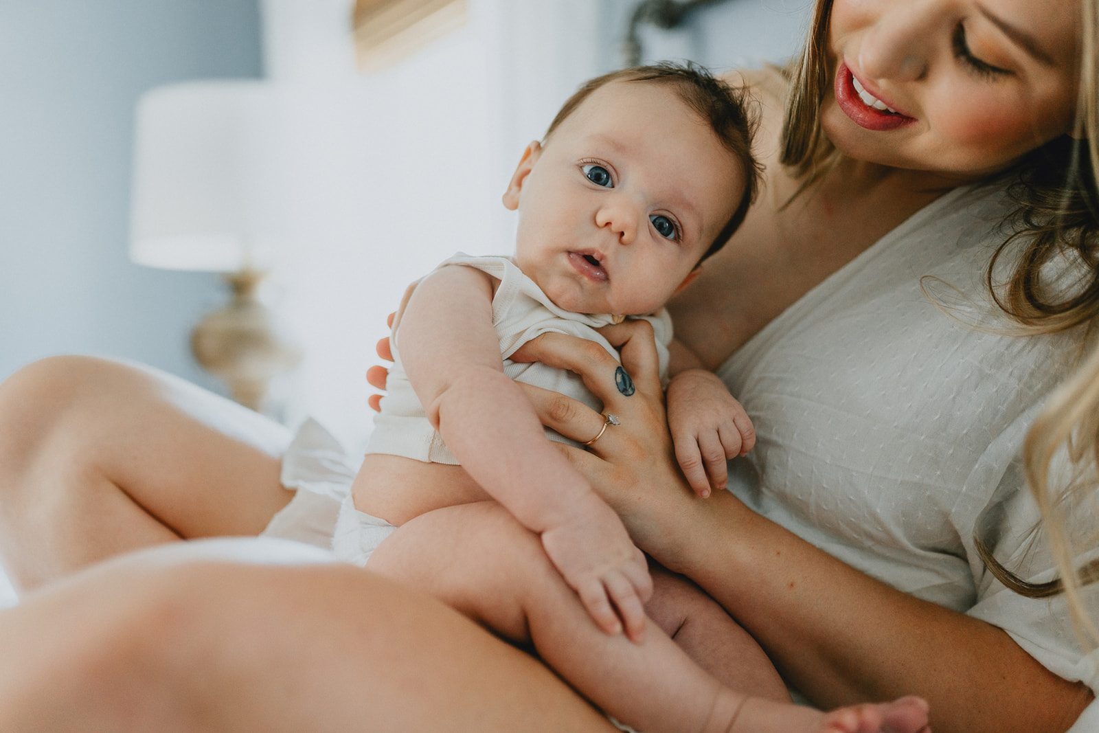 In-Home Breastfeeding Session by Five Pence Photography featured on Nashville Baby Guide