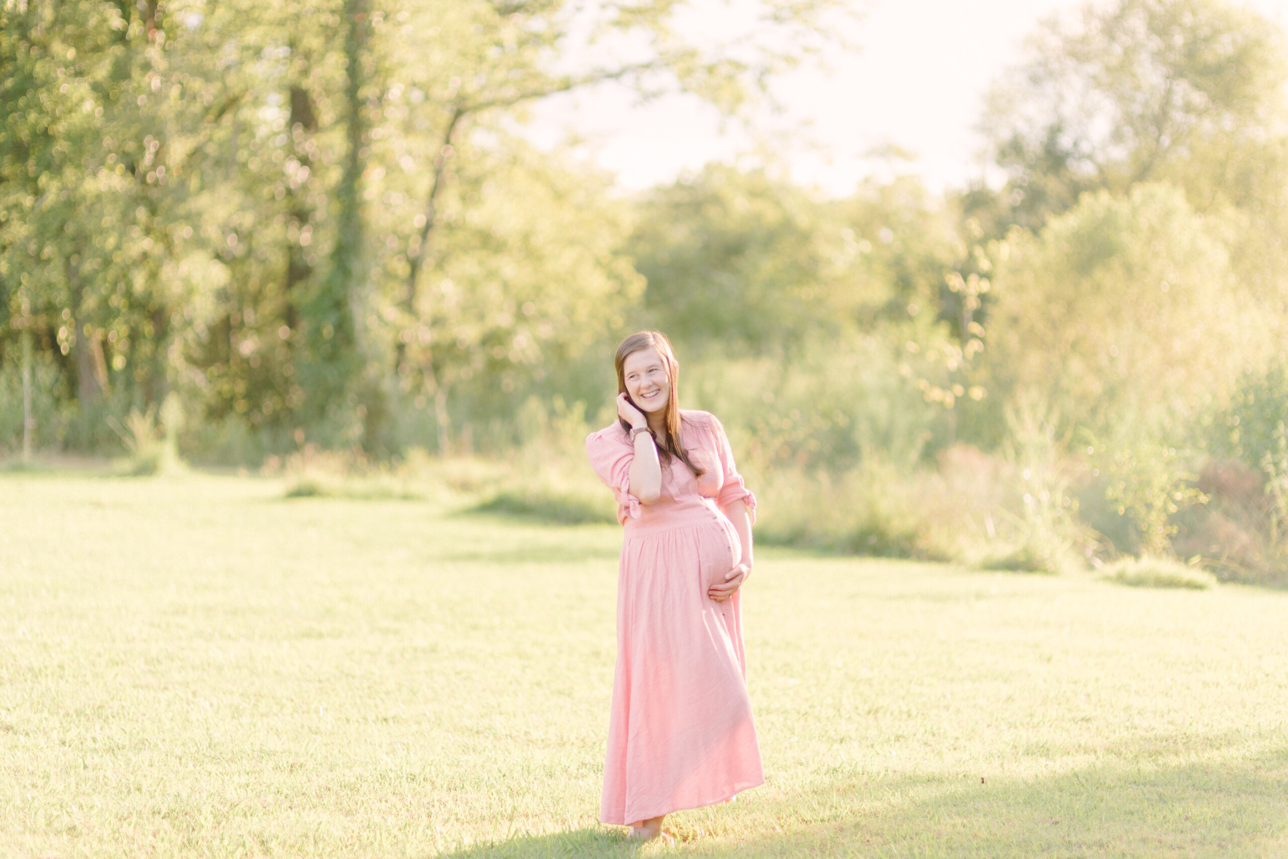 Light & Airy Maternity Session from Lindsey Brown Photography