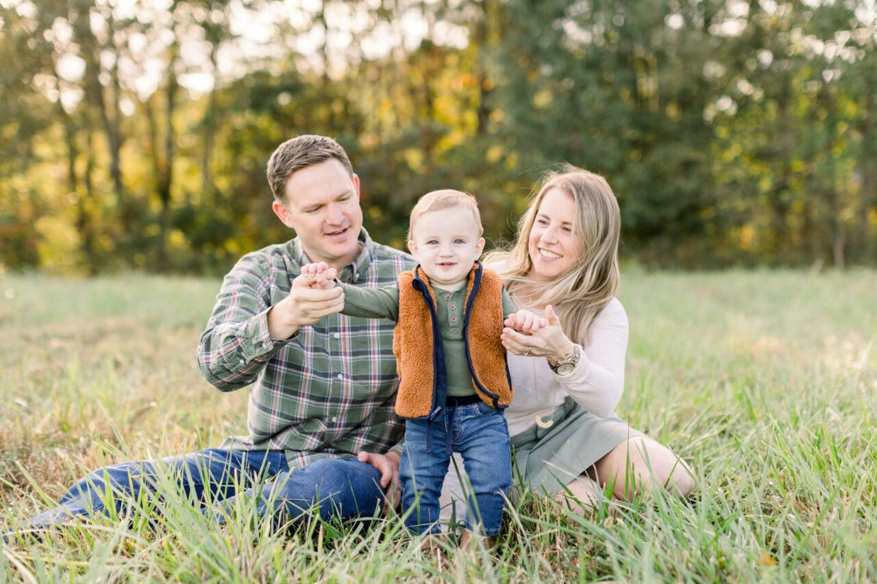 Son with his parents from j. photography featured on Nashville Bride Guide