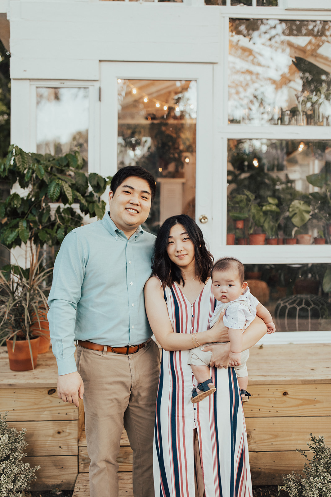 East Nashville Greenhouse family session by Fields & Freckles Photography