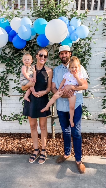 Family photo during Wilder's first birthday