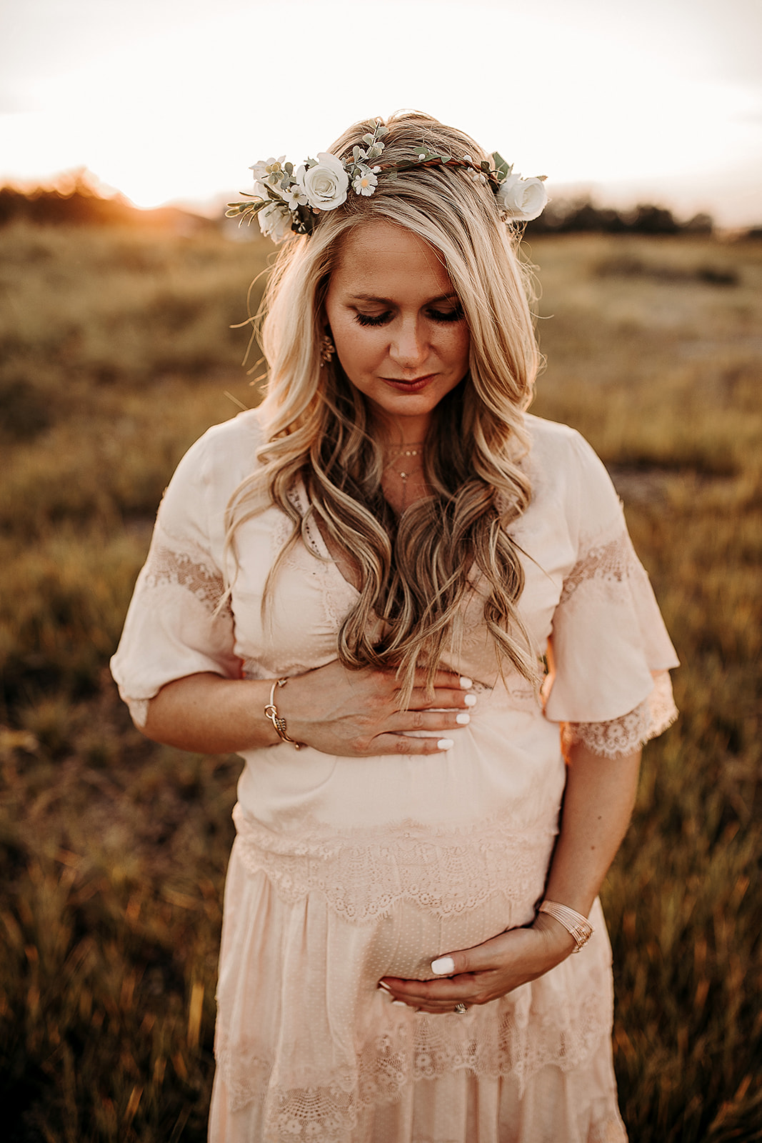 Dreamy maternity session from Jamie Hunt Photography featured on Nashville Baby Guide