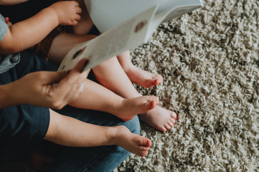Toddler toes | In-home family session by Five Pence Photography | Nashville Baby Guide