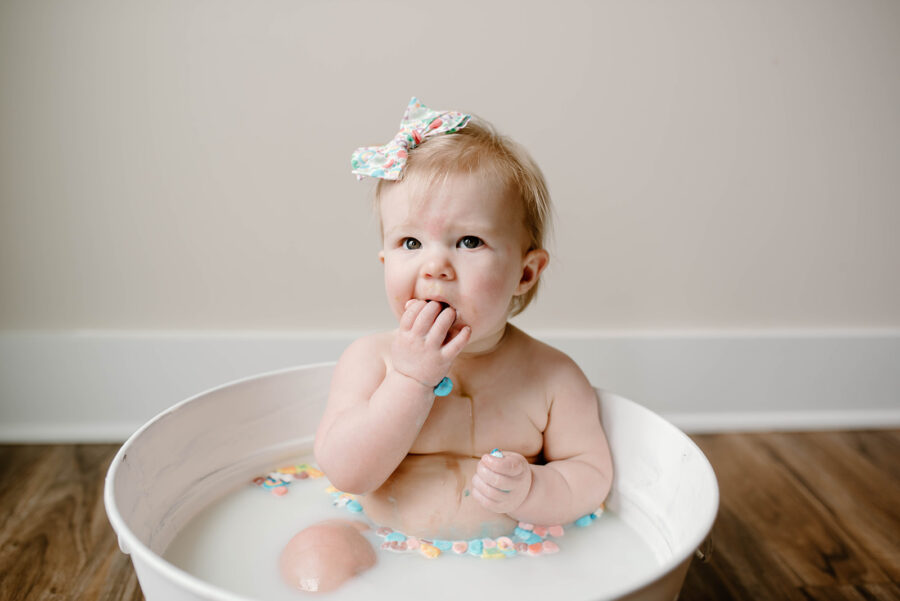 Lucky Charm Themed First Birthday Photo Session | Nashville Baby Guide