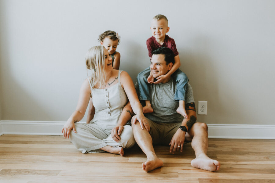 New Home Family Session by Five Pence Photography