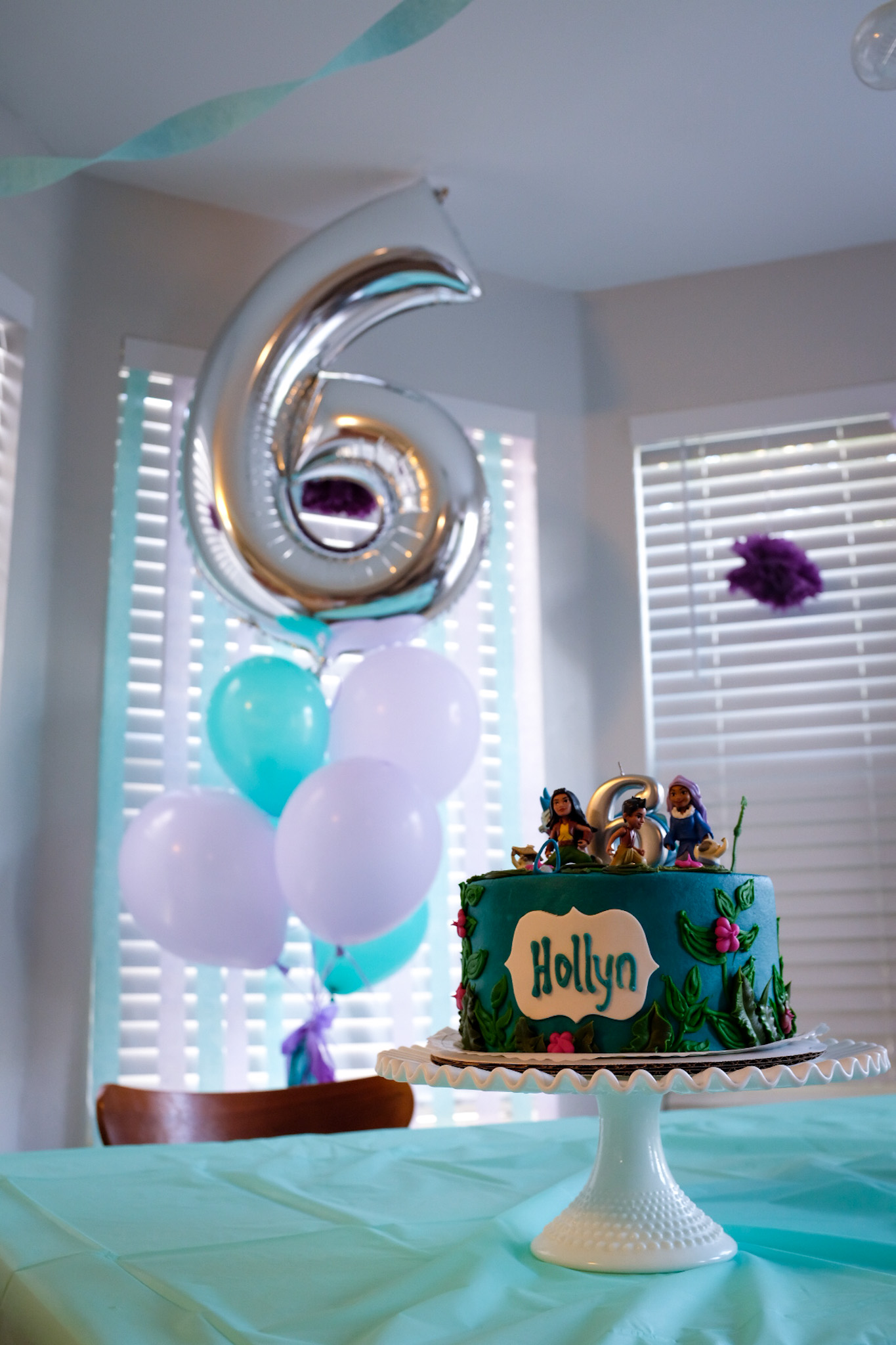 themed birthday cake with decor
