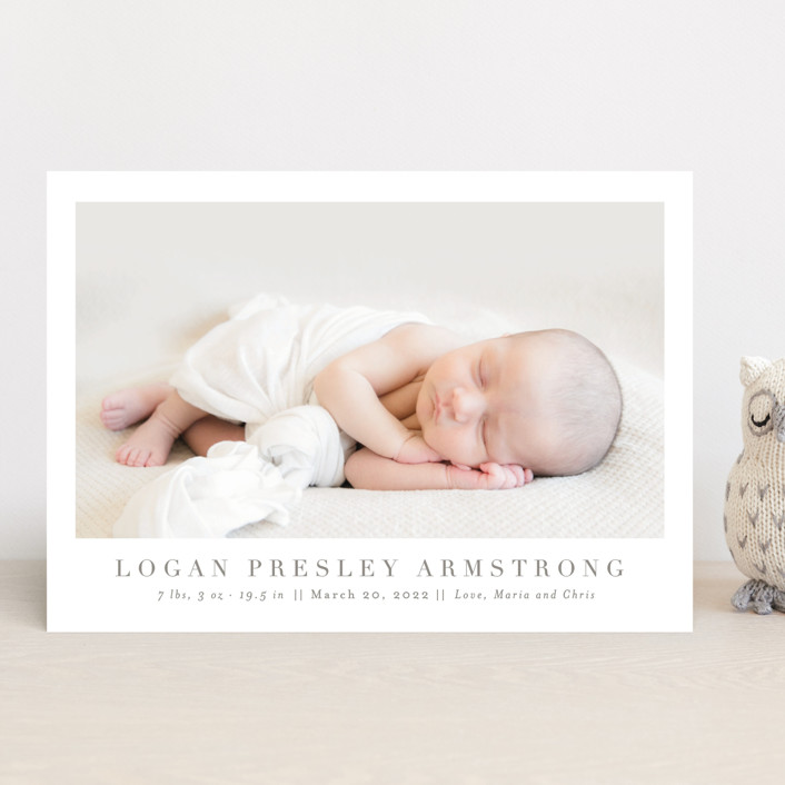 5 Fun Birth Announcements from Minted