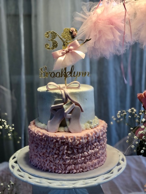 Pink Ballerina Wedding Cake