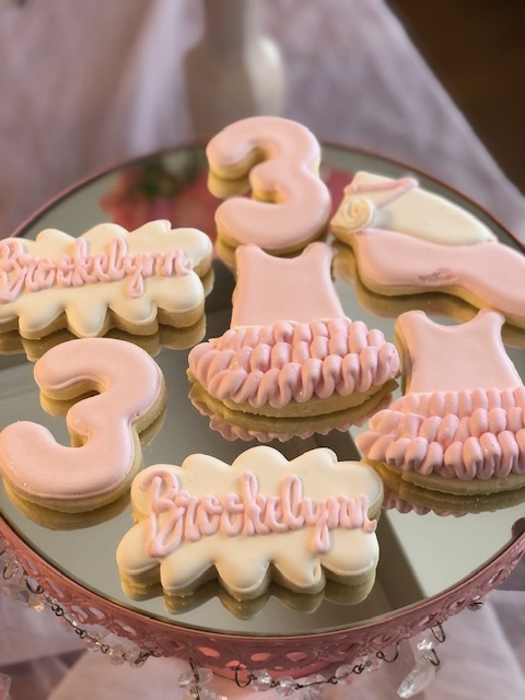 Ballerina Birthday Party Cookies