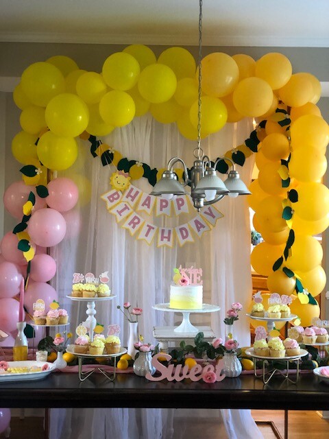 Sunshine and Lemonade First Birthday Party Theme Ideas