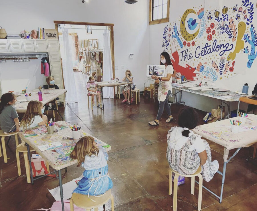 Art Class Locations Around Nashville: Little Art House Getalong Partnership