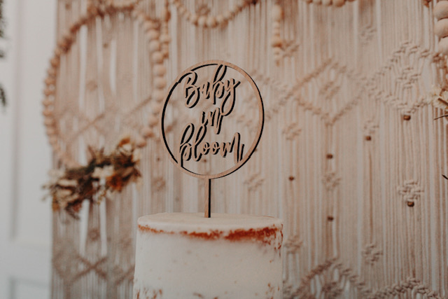 Baby in Bloom Baby Shower Theme by Romance & Rust