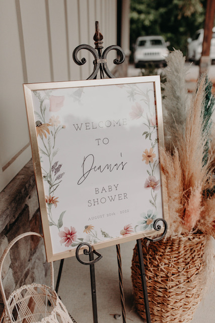 Baby in Bloom Baby Shower Theme by Romance & Rust